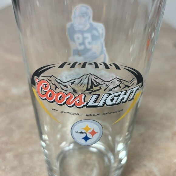 Jack Ham 59 Glass Coors Light NFL Glass - Picture 2 of 2